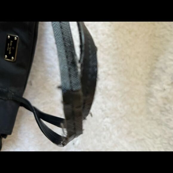 Kate Spade black nylon  large tote/shoulder bag top zipper . - Picture 15 of 16